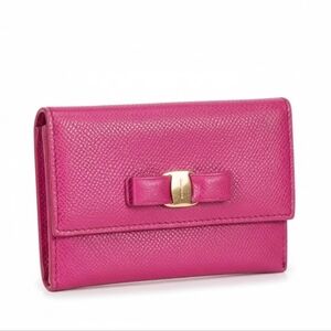 Salvatore Ferragamo Vara Bow Card Case